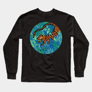 Tiger in the jungle Long Sleeve T-Shirt